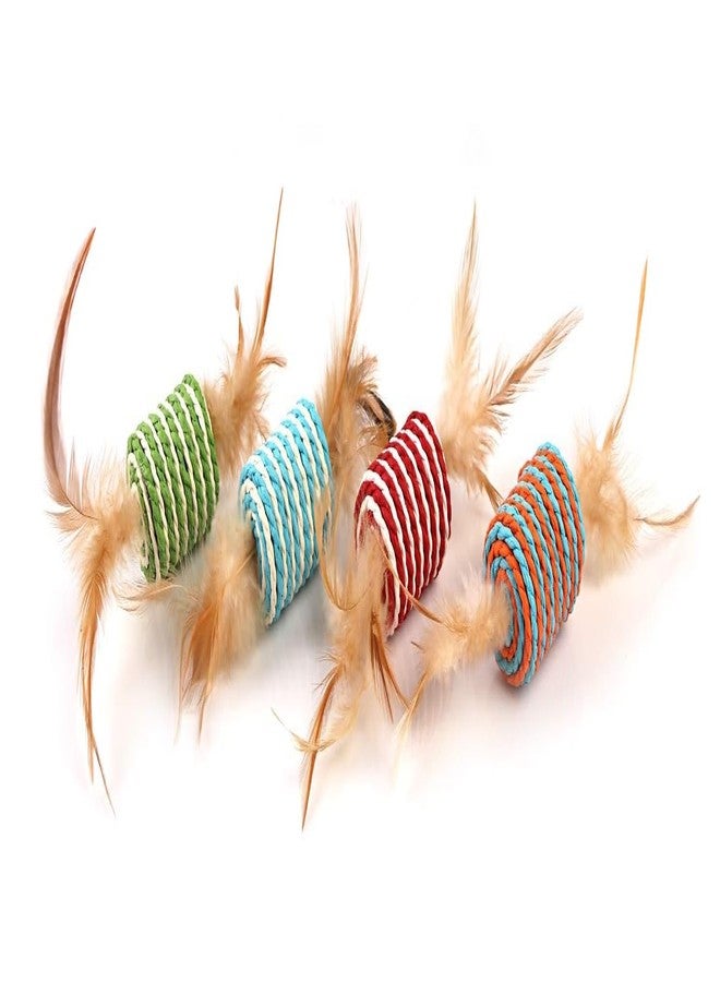 KsPups لعبة قطط تفاعلية ممتعة من KsPups | قطة، لعبة قطة صغيرة | ريشة أسطوانية | قطعة واحدة، قد يختلف اللون - Image 4